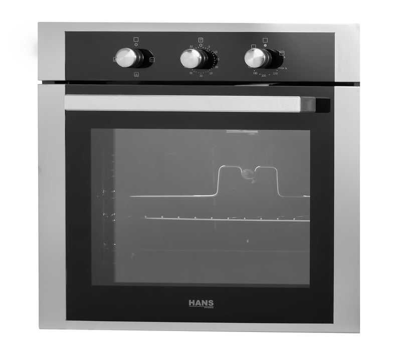 Hans Oven 60 cm Built in Gas with Grill and Cooling Fan HANS OGO200.12 C03 D03