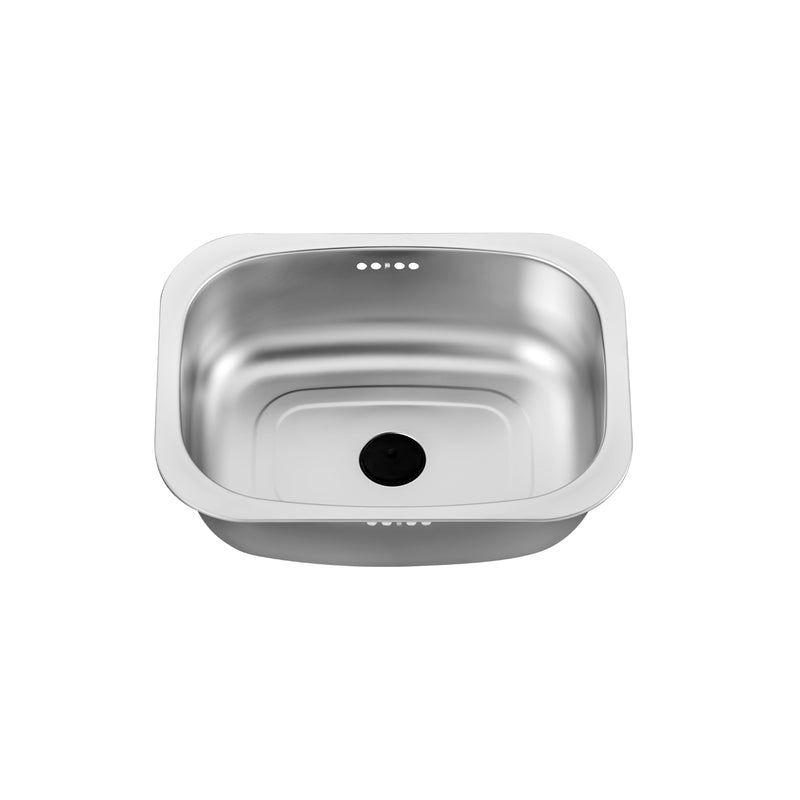 Wash Sinks | stainless steel | Single Bowl | 39 cm | Inset